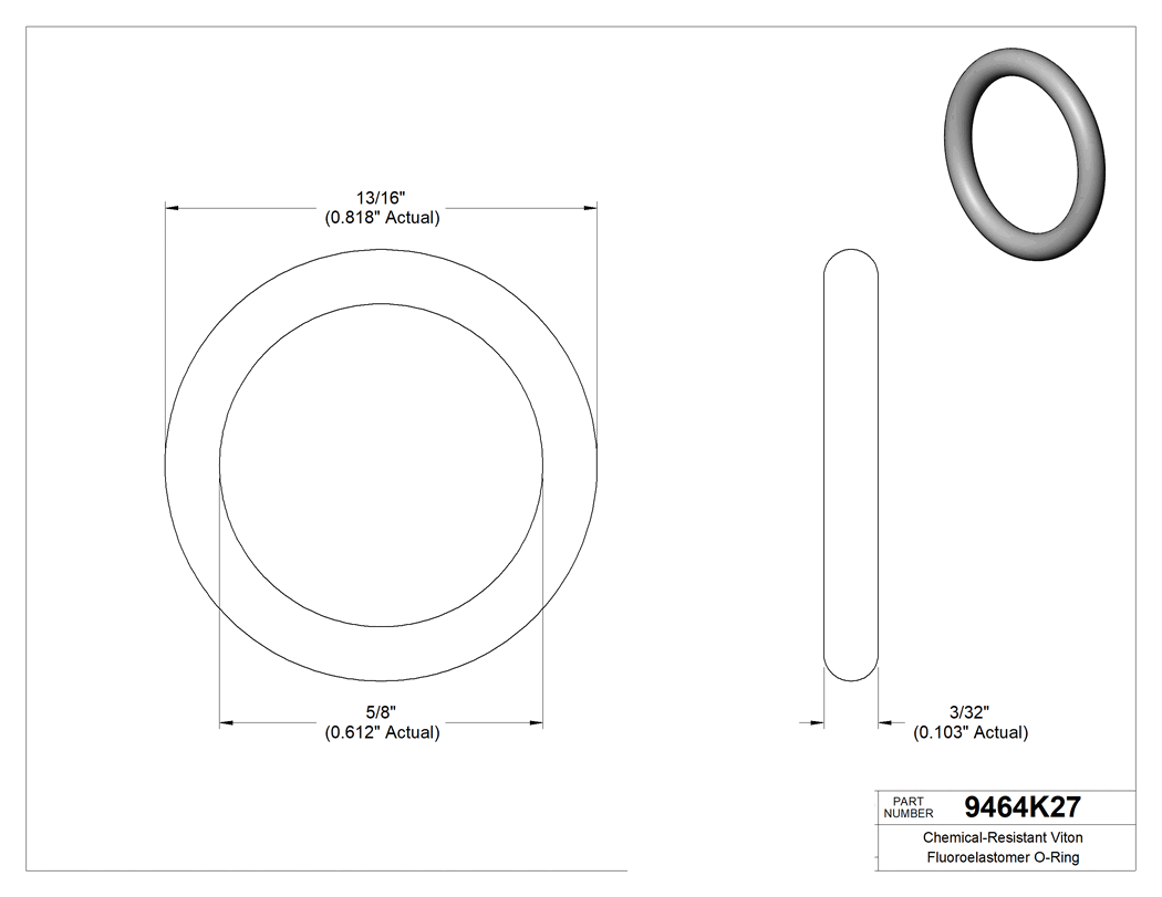 Technical drawing - 9464K27